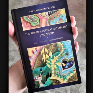 Koren Illustrated Tehillim Psalms Hebrew & English by Rabbi Jonathan Sacks